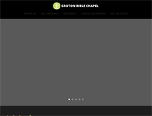 Tablet Screenshot of grotonbiblechapel.org